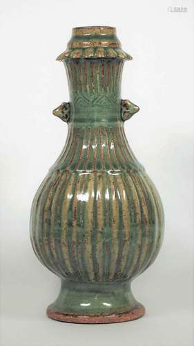 Longquan Fluted Vase, Southern Song Dynasty