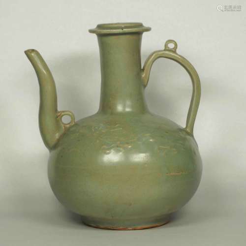 Longquan Ewer with Long Spout, late Southern Song Dynasty