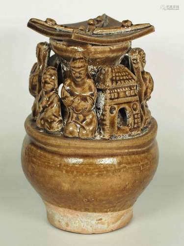 Yue Hunping Funerary Urn, Jin Dynasty