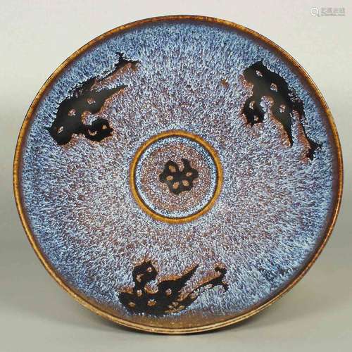 Jizhou Bowl with Paper-Cut Design, Song Dynasty