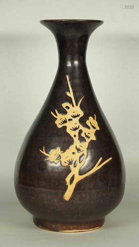 Jizhou Yuhuchun Vase with Cutout Prunus, Southern Song Dynasty.