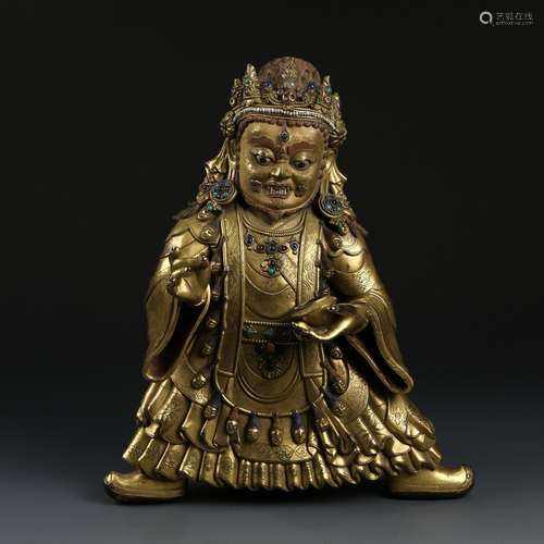 Gilt Bronze Figure Of Buddha