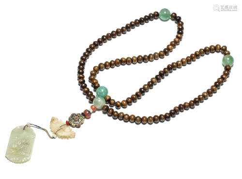 19th Antique Bone Prayer Beads