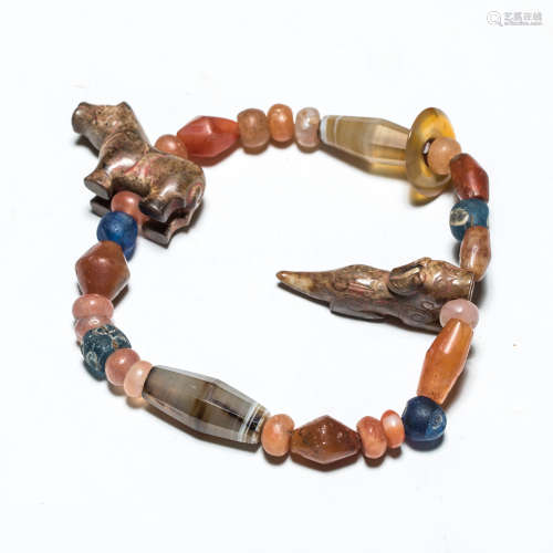 Ancient Agate / Jade Prayer Beads