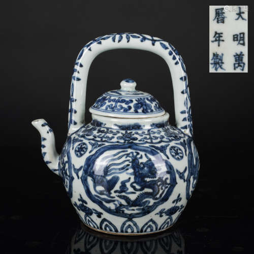 Transition Period Wanli Mark Teapot