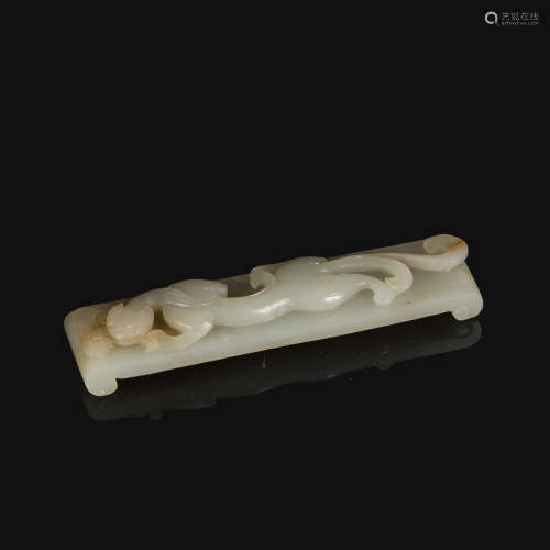 19th Antique Carved Jade Ornament