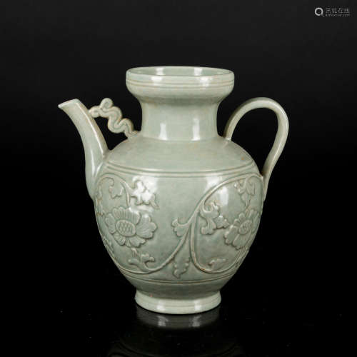 17th Antique Yingqing Porcelain Ewer