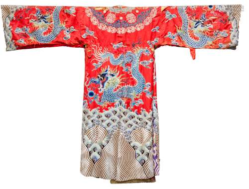 19th Antique Silk Robe