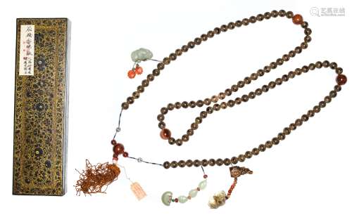 19th Antique Agarwood Prayer Beads