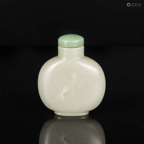 19th Antique Jade Snuff Bottle