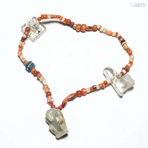 Ancient Agate / Jade Prayer Beads