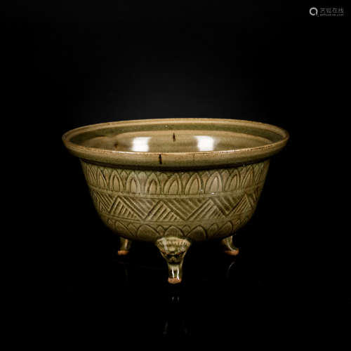 Song Antique Changsha Stoneware Celadon Censer
