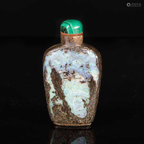 18th Antique Opal Snuff Bottle