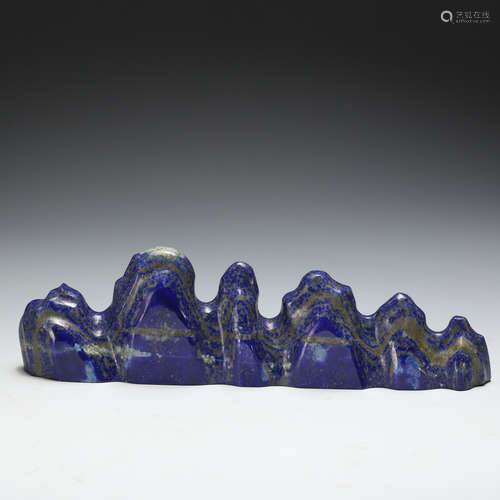 CHINESE LAPIS LAZULI BRUSH REST