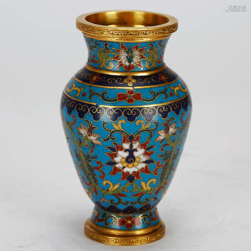 CHINESE CLOISONNE ENAMEL VASE