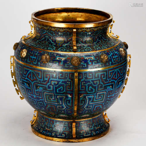 CHINESE CLOISONNE ENAMEL CENSER