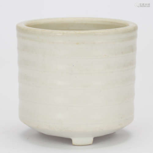 CHINESE WHITE GLAZED PORCELAIN CENSER