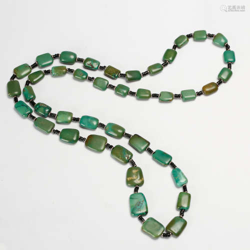 CHINESE TURQUOISE BEADS NECKLACE