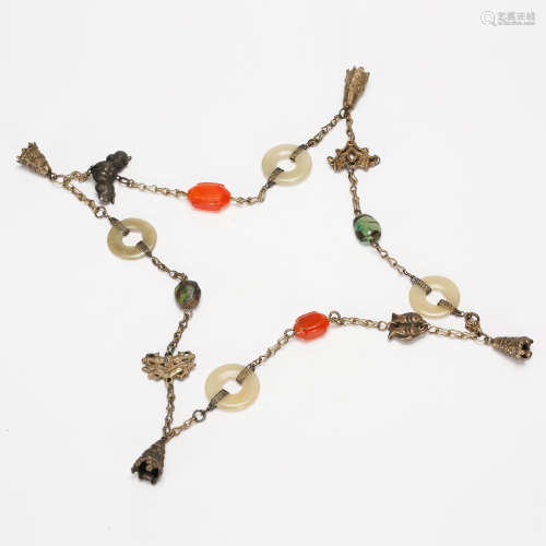 CHINESE ANTIQUE BEADS BRACELET