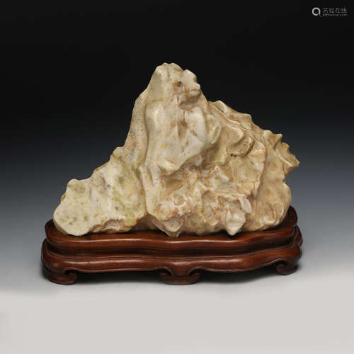 CHINESE MARBLE STONE BOULDER