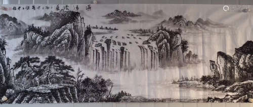 HE SHANLING INK PAINTING 