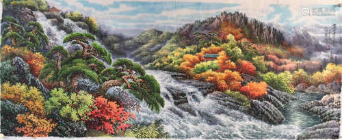 A PAINTING MADE BY NORTH KOREAN ARTIST