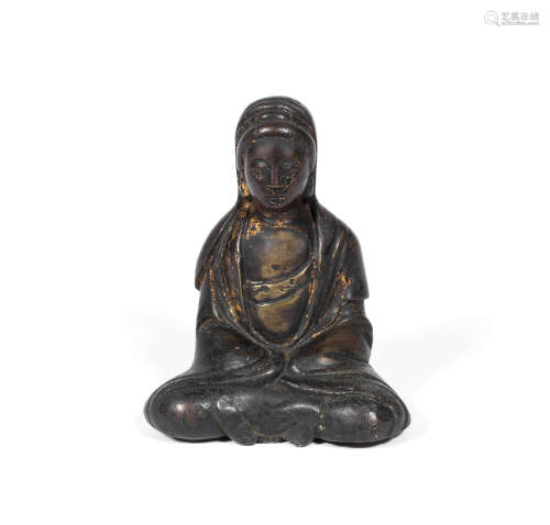 Ming Dynasty A bronze figure of seated Bodhisattva