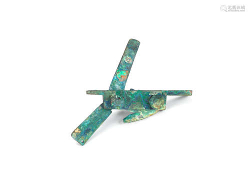 Han Dynasty A bronze crossbow mechanism