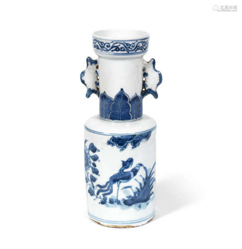 17th century A rare Ko-sometsuke mallet-form vase