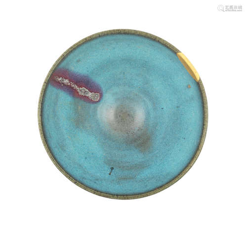 Yuan Dynasty  A Junyao purple-splashed bowl