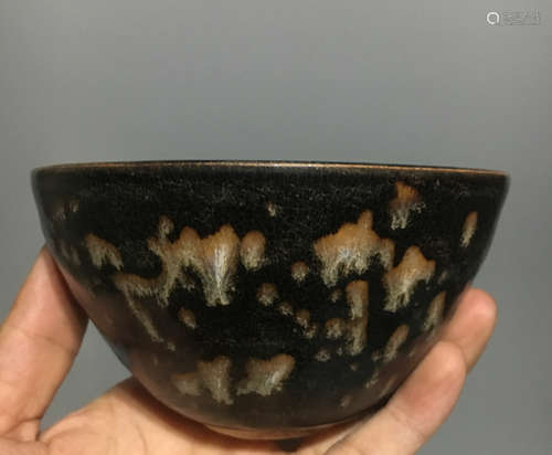 A JIZHOU KILN BLACK GLAZED BOWL