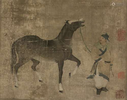 明 佚名 牧馬圖