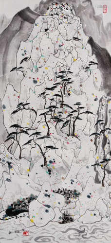 Attributed to Wu Guanzhong  (Chinese painting)