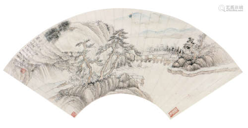 吴谷祥(1848-1903) 湖山垂荫