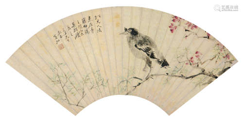 黄宾虹(1865-1955) 栖禽图