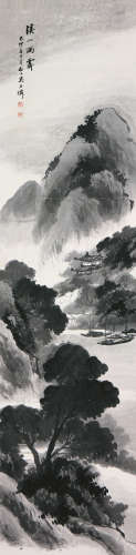 吴石仙(1845-1916) 溪山雨霁