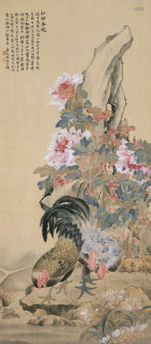 陆恢(1851-1920) 江乡春暖
