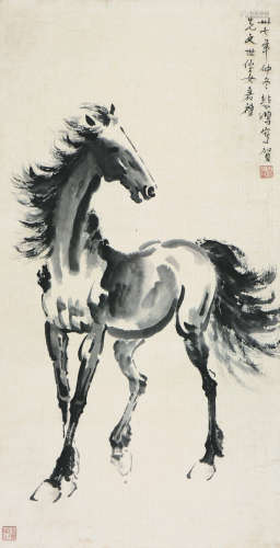 徐悲鸿(1895-1953) 立马图