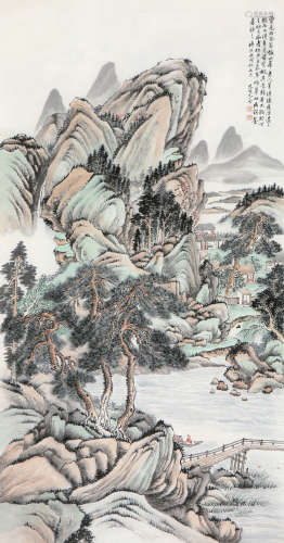 尤小云(1913-1964) 拟古人笔意