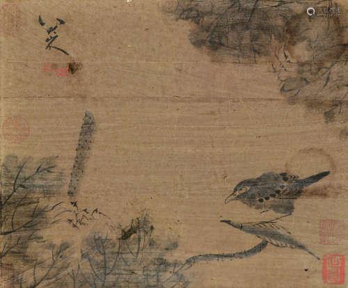 八大山人(1626- 约1705) 水禽图