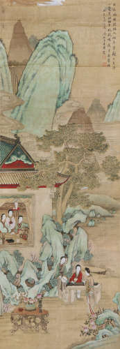 冷枚(1669-1742) 游春图