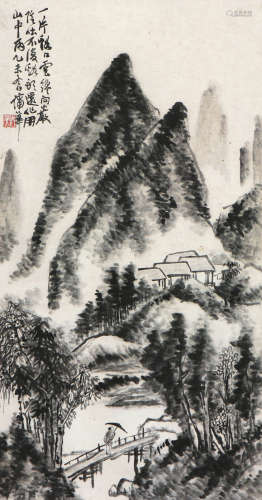 蒲华(1832-1911) 访友图