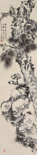 胡铁梅(1848-1899) 松芝图