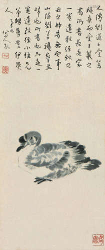 八大山人(1626- 约1705) 孤禽