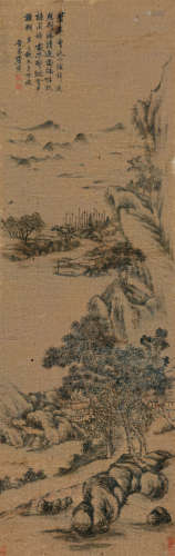 唐寅(1470-1524) 云水邨烟