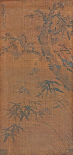 陈洪绶(1599-1652) 梅竹群雀