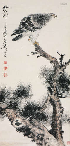 王雪涛(1903-1982) 松鹰图