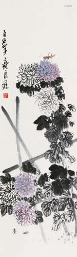 齐良迟(1921-2003) 菊花