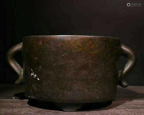 A BRONZE CENSER