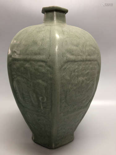 Chinese Long Quan Floral Vase